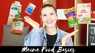 MEINE VEGANEN FOODBASICS  Das habe ich immer im Haus Meine Grundausstattung [upl. by Arraeit]