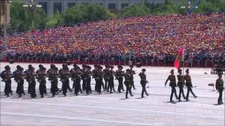 Chinese Vday parade Belarus Honor Guard [upl. by Akiemaj689]