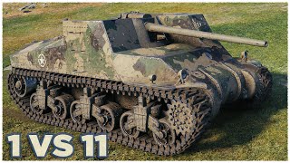 T40 • 1 vs 11 • WoT Gameplay [upl. by Nerrat190]