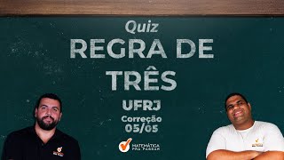 Regra de Três Composta sem Setas com o Método MPP para UFRJ  Quiz MPP [upl. by Terryl819]