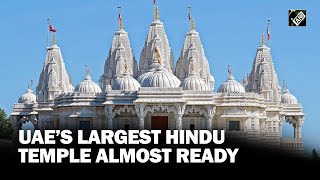 UAE’s largest Hindu BAPS Temple in Abu Dhabi gets ready to be inaugurated by PM Modi [upl. by Akcimehs]