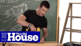 DrillDriver 101 How to Set a Screw Properly  Tool School  This Old House [upl. by Hnahc]