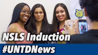 UNTDNews National Student Leadership Society NSLS Induction Ceremony [upl. by Algy]