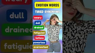 Feeling Tired Discover Synonyms Fast 😴  english  shorts  viral [upl. by Jeniece]