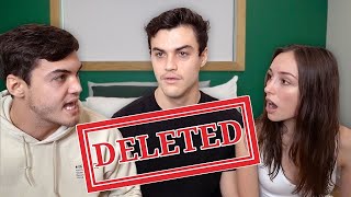 Arguing With My Twins Girlfriend Prank  Dolan Twins Deleted Video [upl. by Bury]