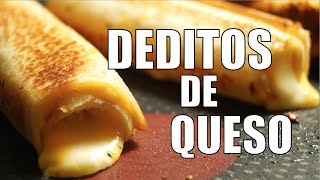 DEDITOS DE QUESO  RECETA [upl. by Nibbs951]