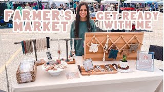 SET UP MY FARMERS MARKET BOOTH WITH ME  Small Business Etsy Shop Booth  Macrame amp Bracelets [upl. by Bret]