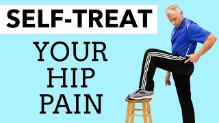 How to SelfTreat Pain On the Side of Your Hip Trochanteric Bursitis Gluteal Tendinopathy [upl. by Pammi]