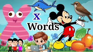 Letter X words in englishWords start letter Xx shuru hone wale  Alphabet Xx for words Kaisegyan [upl. by Oiramal]