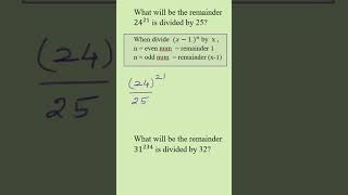 Remainder Theorem can solve in 3 sec A Math Essentials Guide  Educational Shorts [upl. by Camfort691]