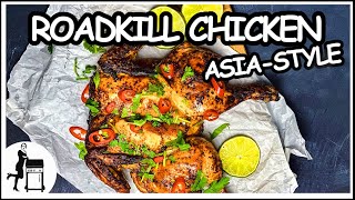 Roadkill Chicken Asia Style  Geflügel Rezept  Grillen amp BBQ [upl. by Gambrill]