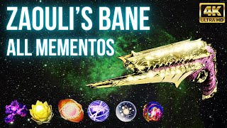 Zaoulis bane ALL MEMENTOS [upl. by Anelam]