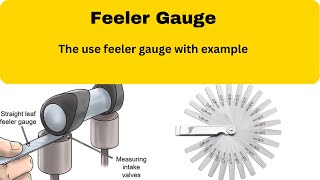 Feeler Gauge  How to Use Feeler Gauge  How to read feeler gauge  size [upl. by Elsa]