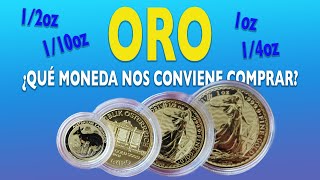 ¿Cuál es la mejor moneda de ORO PARA INVERTIR [upl. by Yesrej]