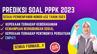 PART 109 TERBARU SOAL PPPK 2023 SESUAI PERMENPAN 652 Th 2023 SEMUA FORMASI pppk pppk2023 [upl. by Glennis]