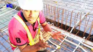 pvc pipe fitting slab work  পিভিসি পাইপ ফিটিং স্ল্যাব কাজ [upl. by Pearce]