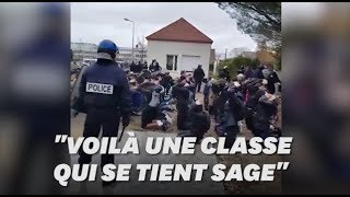 À ManteslaJolie des images des jeunes interpellés par les policiers [upl. by Ranzini420]