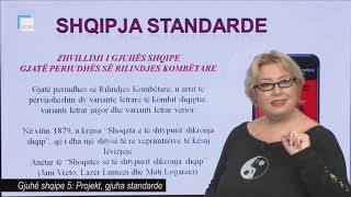 Gjuhë shqipe 5  Projekt gjuha standarde [upl. by Ylro]