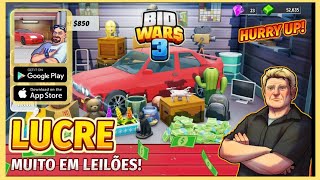 BID WARS 3 LEILÃO MILIONÁRIO  GAMEPLAY NOVO JOGO DE SIMULAÇÃO E EMPREENDEDORISMO  JOGO GRÁTIS [upl. by Aisha48]