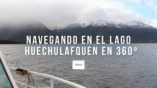 Viví la experiencia 360º de navegar el lago Huechulafquen  en Parque Nacional Lanín [upl. by Inanak]