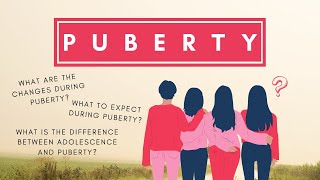 Introduction to Puberty amp Adolescence  Changes during Puberty [upl. by Iddo]