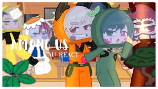 •BNHA react• 🕹Among Us AU🕹 •Original• [upl. by Neelhtac]