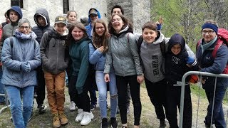 2019 i cresimandi di Losone alla processione di Gannariente [upl. by Enyala856]