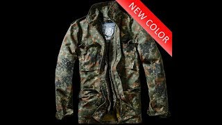 M65 Fieldjacket Classic flecktarn  Brandit 310814 [upl. by Kenimod]