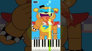 Delicious Among Us amp Freddy shortstoon  Piano Tutorial [upl. by Ferrell815]