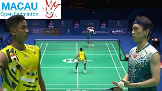 Alwi Farhan INA VS Ng Ka Long Angus HKG  Semifinal Macau Open 2024 Open 2024 [upl. by Aveneg]