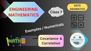 Gate GE 2024 Engineering Mathematics Class 7 Concept amp Significance of COVARIANCE amp CORRELATION [upl. by Laucsap]