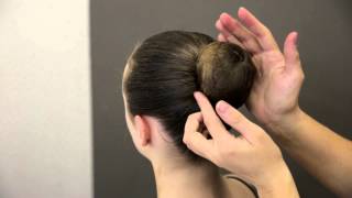 Premier School of Dance How to do a simple ballet bun [upl. by Row]