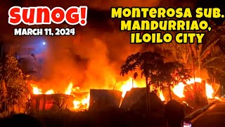 Sunog Sa Monterosa Sub Brgy Hibaoan Sur Mandurriao Iloilo City March 11 2024 [upl. by Edylc]