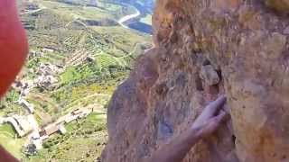 Escalada en Riglos Mallo Pisón vía Chooperior 6c 250m con Fabi 14 [upl. by Rhines185]