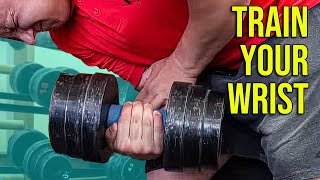 Forearm Exercises with Dumbbells for Strong Wrist armwrestling training [upl. by Ynatsyd]