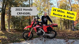 2022 Honda CRF450RL Review [upl. by Barbi155]