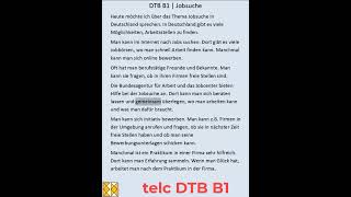 DTB B1  Über ein Thema sprechen  Jobsuche [upl. by Maletta]