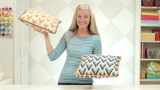 How to make a pillow or cushion with Piping attached [upl. by Oiziruam142]