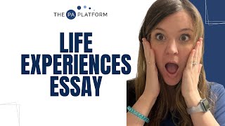 Life Experiences Essay in CASPA How to answer  Tips [upl. by Odlanyer]