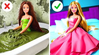 Rich VS Poor Makeover Challenge  Brilliant Gadgets and Cool Doll Hacks [upl. by Takashi]