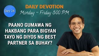 PAANO GUMAWA NG HAKBANG PARA BIGYAN TAYO NG DIYOS NG BEST PARTNER SA BUHAY 1 Corinto 73 devotion [upl. by Lahey687]