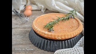 Crostata morbida salata al parmigiano  Ricette che Passione [upl. by Maiocco555]