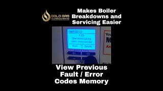 VAILLANT BOILER VIEW PREVIOUS FAULT ERROR CODES HISTORY  MEMORY LIST  ECOTEC ECOMAX PURE PLUS PRO [upl. by Aldus13]