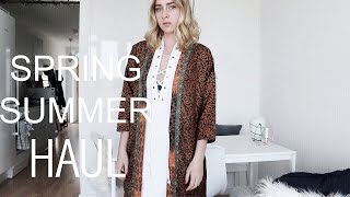 SpringSummer Haul 16 amp Other Stories Weekday etc  SaraEmillie [upl. by Bogusz]