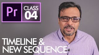 New Sequence and Timeline  Adobe Premiere Pro CC Class 4  Urdu  Hindi [upl. by Ayikat]