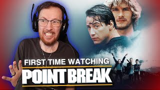 Point Break 1991 Movie Reaction  FIRST TIME WATCHING [upl. by Etnud]