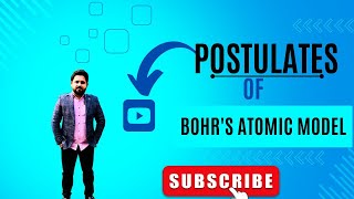 Postulates Of Bohrs Atomic Model  Chemistry  ChemistryPlusOfficial [upl. by Notned168]