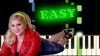 MEGHAN TRAINOR  DEAR FUTURE HUSBAND  Easy Piano Tutorial [upl. by Forster]