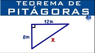 Teorema de Pitágoras  Encontrar la hipotenusa [upl. by Oslec]