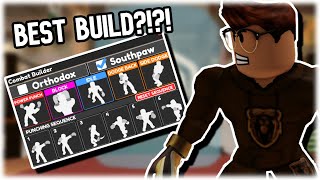 I MADE THE BEST BUILD IN BOXING BETA  Combat Builder Builds [upl. by Eileek834]